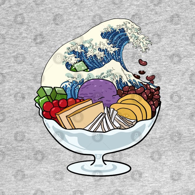 COLORFUL HALO-HALO FILIPINO FOOD STICKER by Aydapadi Studio